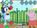 Cluiche FNF: Bluey VS Peppa Muc  ar líne