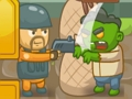 Cluiche Zombie Defense Téigh  ar líne