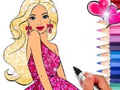 Cluiche Leabhar Dathúcháin: Barbie  ar líne