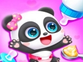 Cluiche Cluiche Leanbh Panda Cailín ag tabhairt aire  ar líne