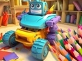 Cluiche Leabhar Dathúcháin: Robot Gluaisteán a Chlaochlú  ar líne