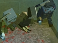 Cluiche Arena Lámhach Blocky 3D picteilíní  ar líne