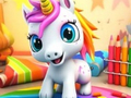 Cluiche Leabhar Dathúcháin: Unicorn  ar líne