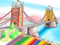 Cluiche Leabhar Dathúcháin: London Bridge  ar líne