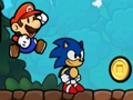 Cluiche Cluiche Super Mario agus Sonic  ar líne