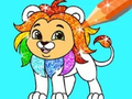 Cluiche Leabhar Dathúcháin: Lion  ar líne