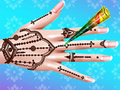 Cluiche Cluiche Barbie Henna Tattoo Salon  ar líne