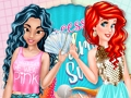 Cluiche Babhtáil Wardrobe Jasmine agus Ariel  ar líne