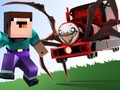 Cluiche Cluiche Líne Noob vs Spider Train  ar líne