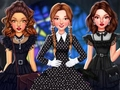 Cluiche Celebrity Dé Céadaoin Addams Stíl  ar líne