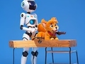 Cluiche Leabhar Dathúcháin: Robot And Dog  ar líne