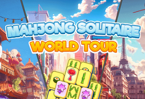 Cluiche Cluiche Líne Mahjong Solitaire: Turas Domhanda  ar líne