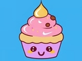 Cluiche Leabhar Dathúcháin: Cupcake  ar líne