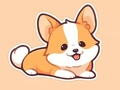 Cluiche Leabhar Dathúcháin: Corgi  ar líne