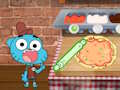 Cluiche Cluiche Gumball pizza frenzy  ar líne