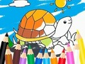 Cluiche Leabhar Dathúcháin: Turtle Grianmhar  ar líne