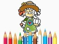 Cluiche Leabhar Dathúcháin: Scarecrow  ar líne