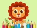 Cluiche Leabhar Dathúcháin: Baby Lion  ar líne