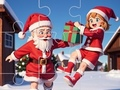 Cluiche Cluiche Líne Jigsaw Puzzle na Nollag  ar líne