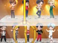 Cluiche Meaisín BTS Chibi Claw  ar líne