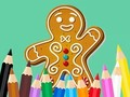 Cluiche Leabhar Dathúcháin: Gingerbreads  ar líne