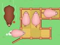 Cluiche Puzal Sleamhnán: Piggy Move  ar líne