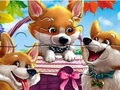 Cluiche Puzal Jigsaw: Corgis greannmhar  ar líne