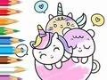 Cluiche Leabhar Dathúcháin: A Cup Of Unicorn  ar líne