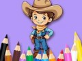 Cluiche Leabhar Dathúcháin: Cowboy  ar líne