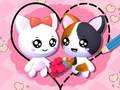 Cluiche Cluiche Líne Love Cat Tarraing Puzal  ar líne