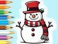 Cluiche Leabhar Dathúcháin: Teaghlach Fear Sneachta  ar líne