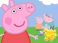 Cluiche Puzal Jigsaw: Peppa Leis an Teaghlach  ar líne