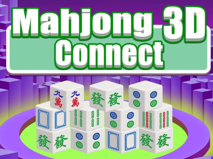 Cluiche Mahjong nasc 3d  ar líne