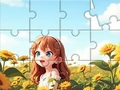 Cluiche Puzal Jigsaw: Cailín lus na gréine  ar líne