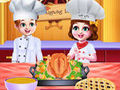 Cluiche Cócaireacht Dinnéar Altaithe Chef Twins  ar líne