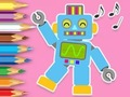 Cluiche Leabhar Dathúcháin: Robot Rince  ar líne
