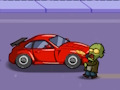 Cluiche Tiománaí zombie escape 2d  ar líne