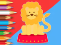 Cluiche Leabhar Dathúcháin: Circus-Lion  ar líne