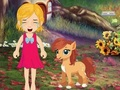 Cluiche Cluiche Líne Leene Agus Pony Escape  ar líne