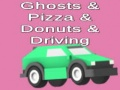 Cluiche Taibhsí & Pizza & Donuts & Tiomáint  ar líne