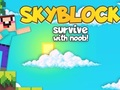 Cluiche Skyblock Maireachtáil Le Noob!  ar líne