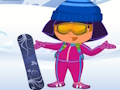 Cluiche Cluiche Dora Sciála Gheimhridh Dressup  ar líne