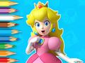 Cluiche Leabhar Dathúcháin: Young Princess Peach  ar líne