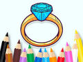 Cluiche Leabhar Dathúcháin: Fáinne Gemstone  ar líne