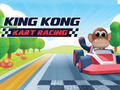 Cluiche Rásaíocht kart king Kong  ar líne