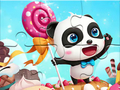 Cluiche Puzal Jigsaw: Domhanda Candy Panda  ar líne