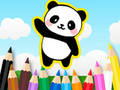 Cluiche Leabhar Dathúcháin: Panda gleoite  ar líne