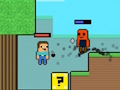 Cluiche Noob vs obby dhá imreoir ar líne