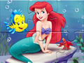 Cluiche Puzal Jigsaw: Mermaid Bheag  ar líne