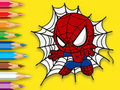 Cluiche Leabhar Dathúcháin: Baby Spiderman  ar líne